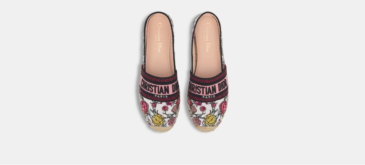 Dior o1w1db10724 Granville Espadrille in Multicolor Size US 7 / IT 37 - 4 Thumbnail