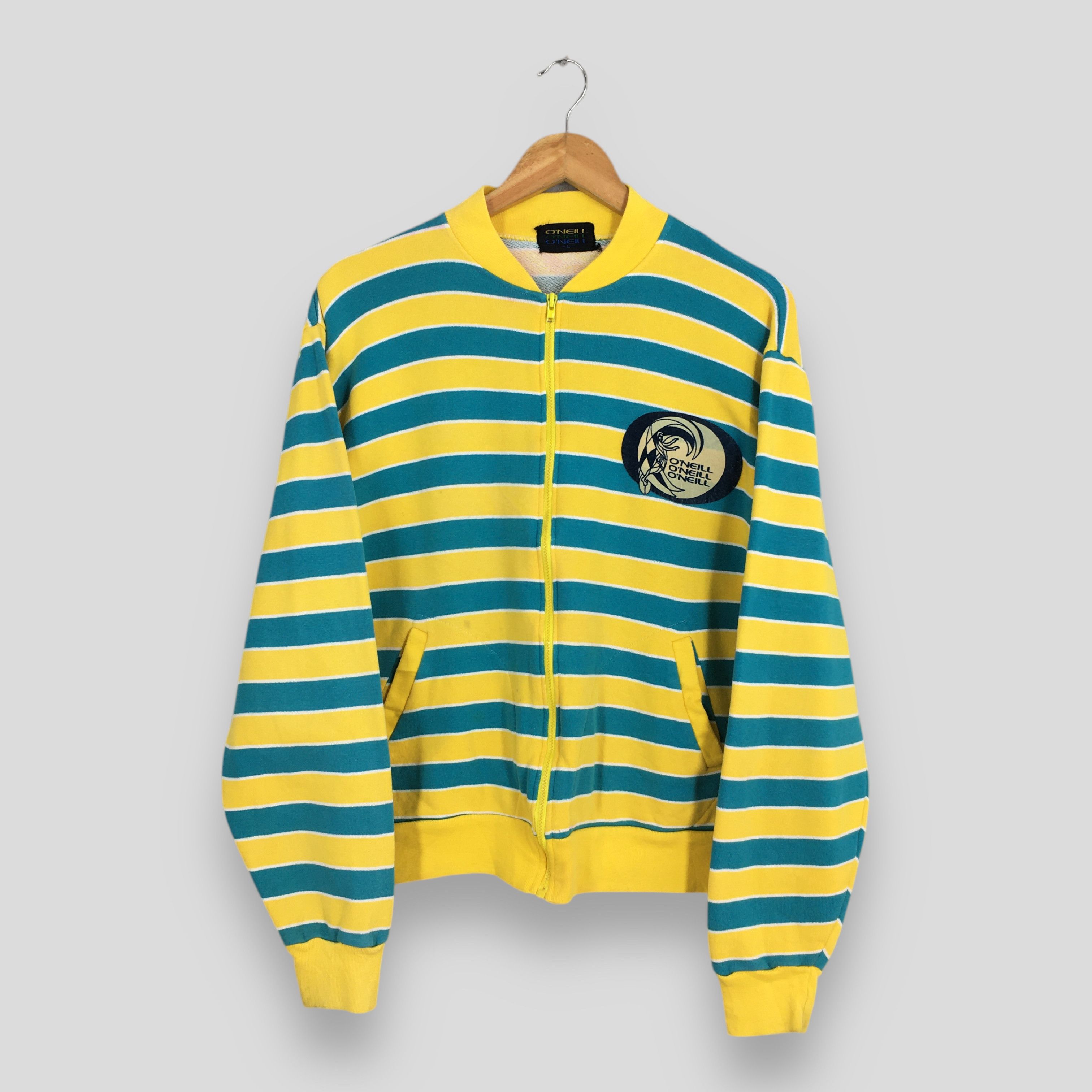 Vintage Vintage Oneill Surfboarding Stripes Sweatshirt Large Size US L / EU 52-54 / 3 - 1 Thumbnail