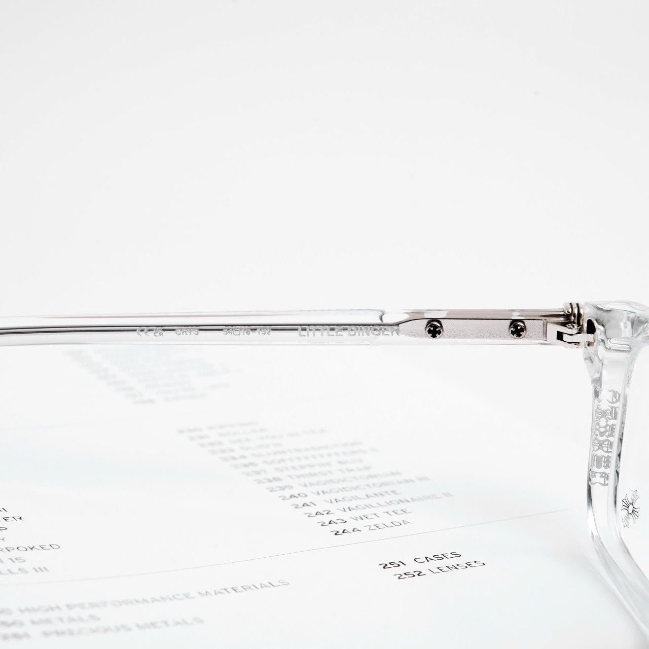 Chrome Hearts CHROME HEARTS LITTLE DINGER CRYSTAL GLASSES Size ONE SIZE - 5 Thumbnail