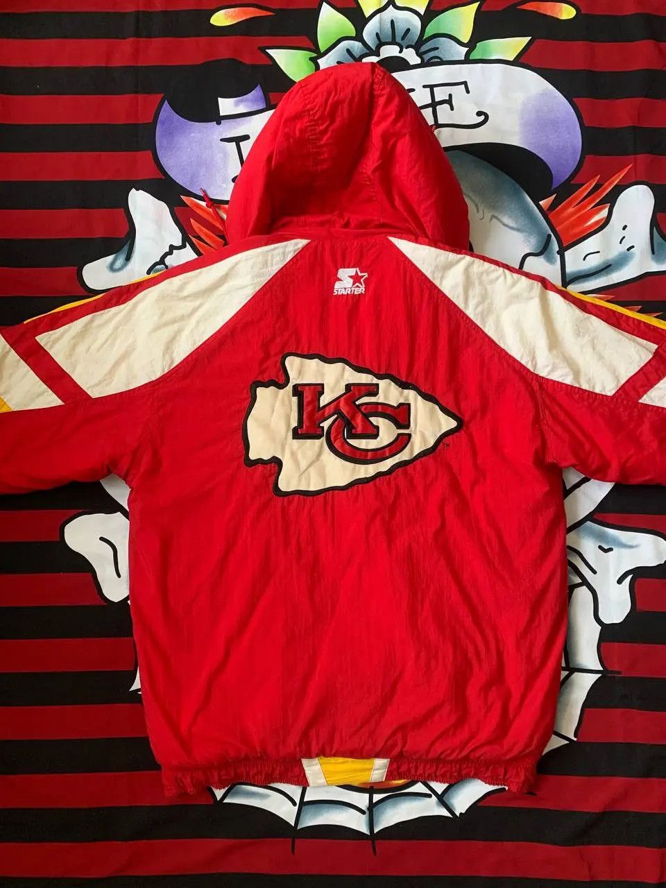 NFL Vintage Starter Pro Line Kansas City Chiefs NFL Jacket Sz S Size US M / EU 48-50 / 2 - 1 Thumbnail