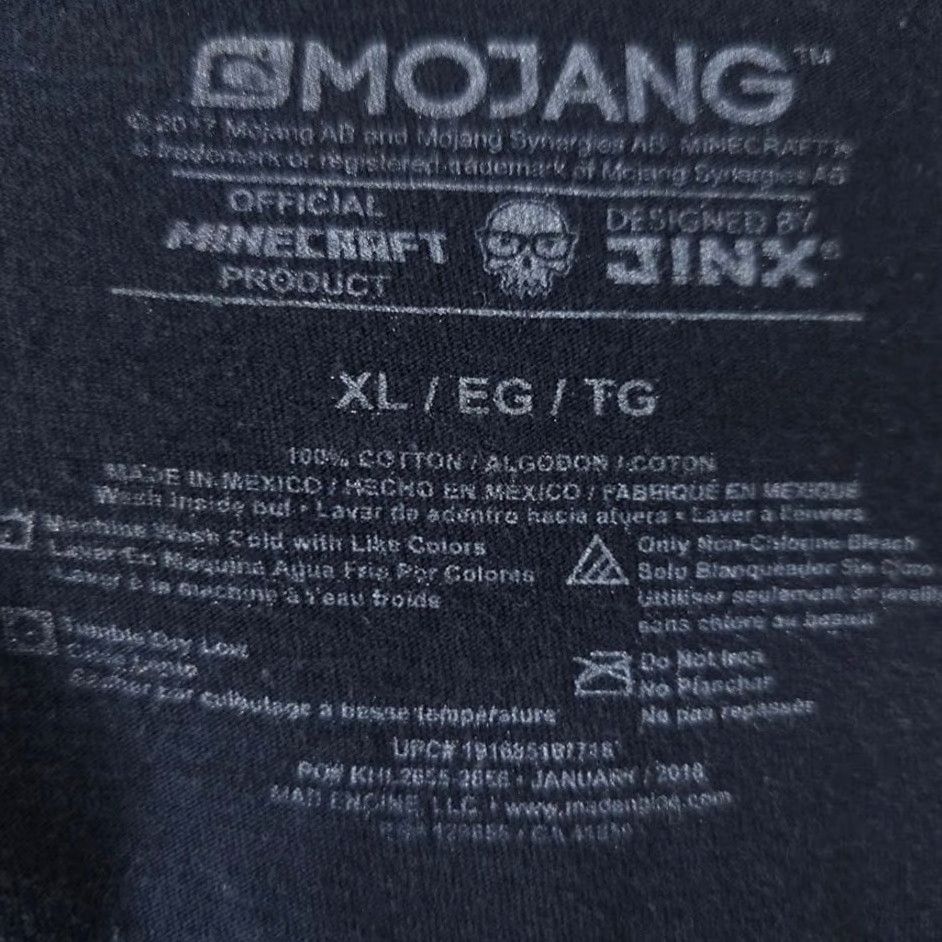 Vintage Minecraft T Shirt Mens Size Medium Black Creeper Steve Alex Sandbox Game Size US M / EU 48-50 / 2 - 6 Thumbnail