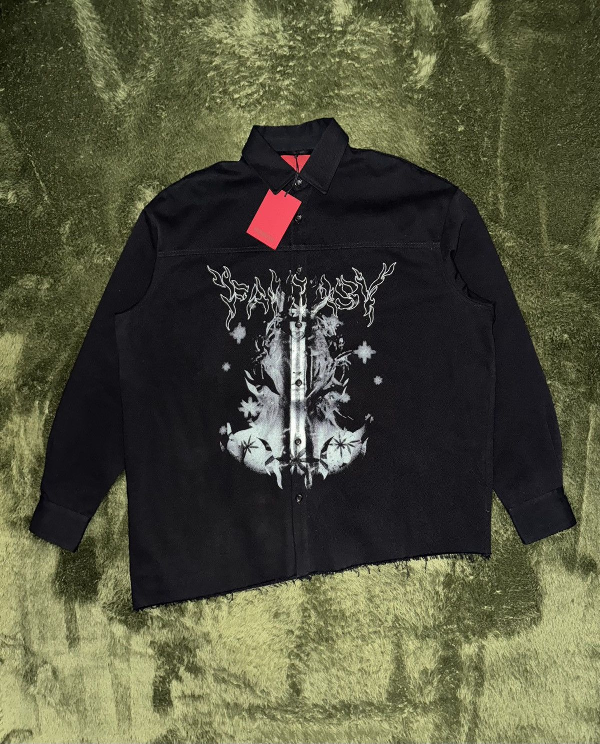 Kusikohc [L] KUSIKOHС Fantasy Unbalanced Heavy Cotton Shirt – Black Size US L / EU 52-54 / 3 - 1 Thumbnail