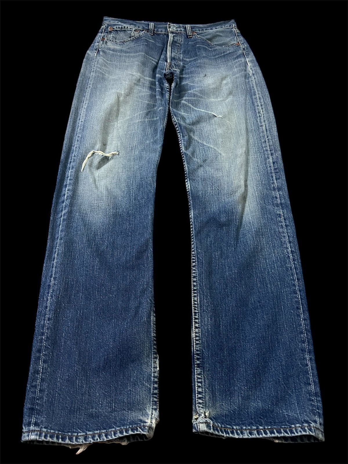 If Six Was Nine × Levi's Vintage Levis 501 Distressed Jeans Very Nice Size US 30 / EU 46 - 1 Thumbnail