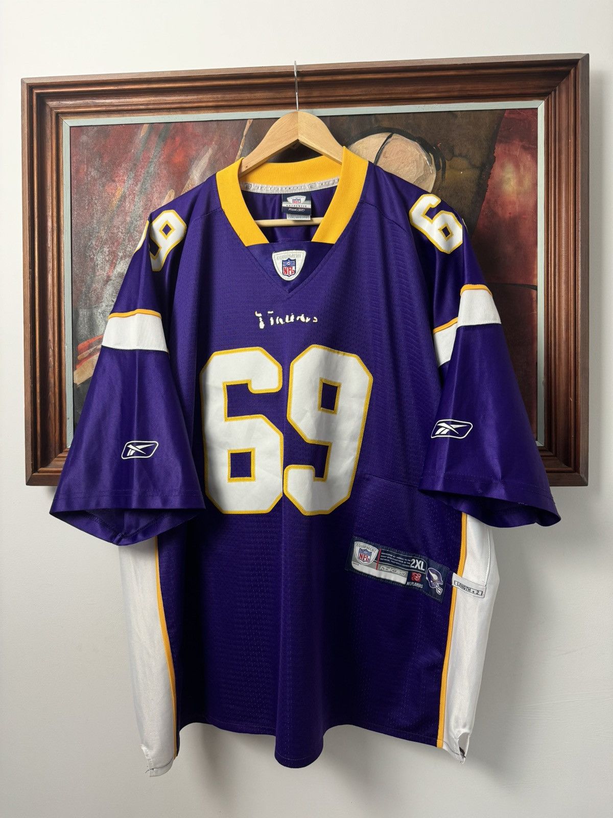 Reebok NFL Reebok Jersey Jared Allen Minnesota Vikings Oversize Size US XXL / EU 58 / 5 - 1 Thumbnail