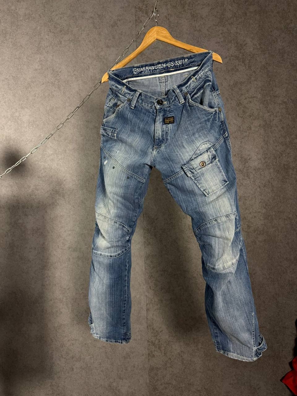 G-Star G Star Raw vintage designer biker jeans Size US 32 / EU 48 - 1 Thumbnail