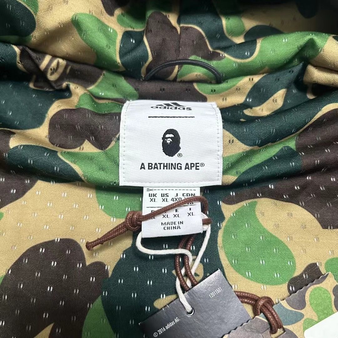 Adidas × Bape BAPE x ADIDAS SB SHARK FULL ZIP HOODIE Size US XL / EU 56 / 4 - 3 Thumbnail