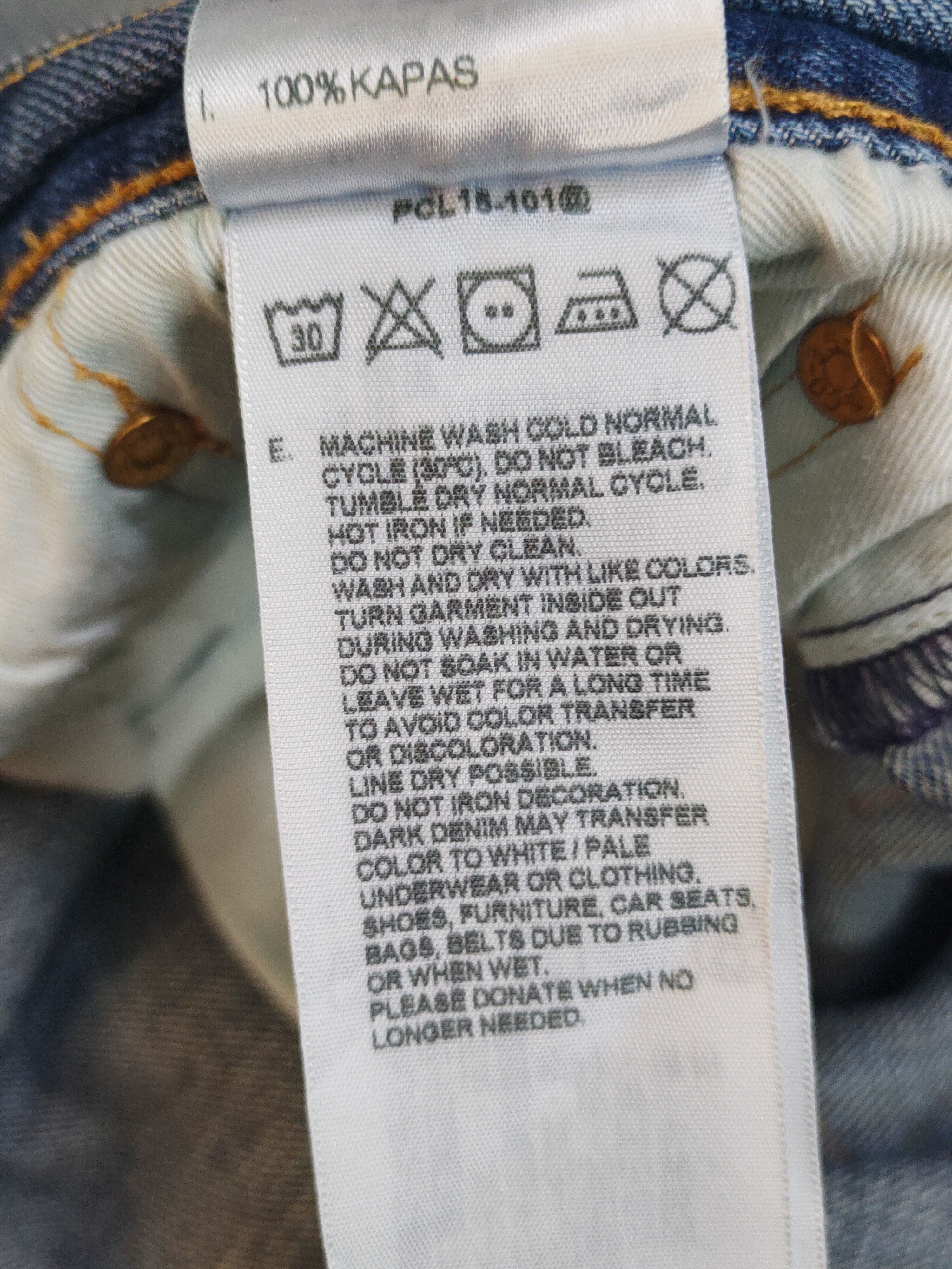 Levi's Levi's Blue Distressed Ripped Jeans #S1881 Size US 36 / EU 52 - 18 Thumbnail