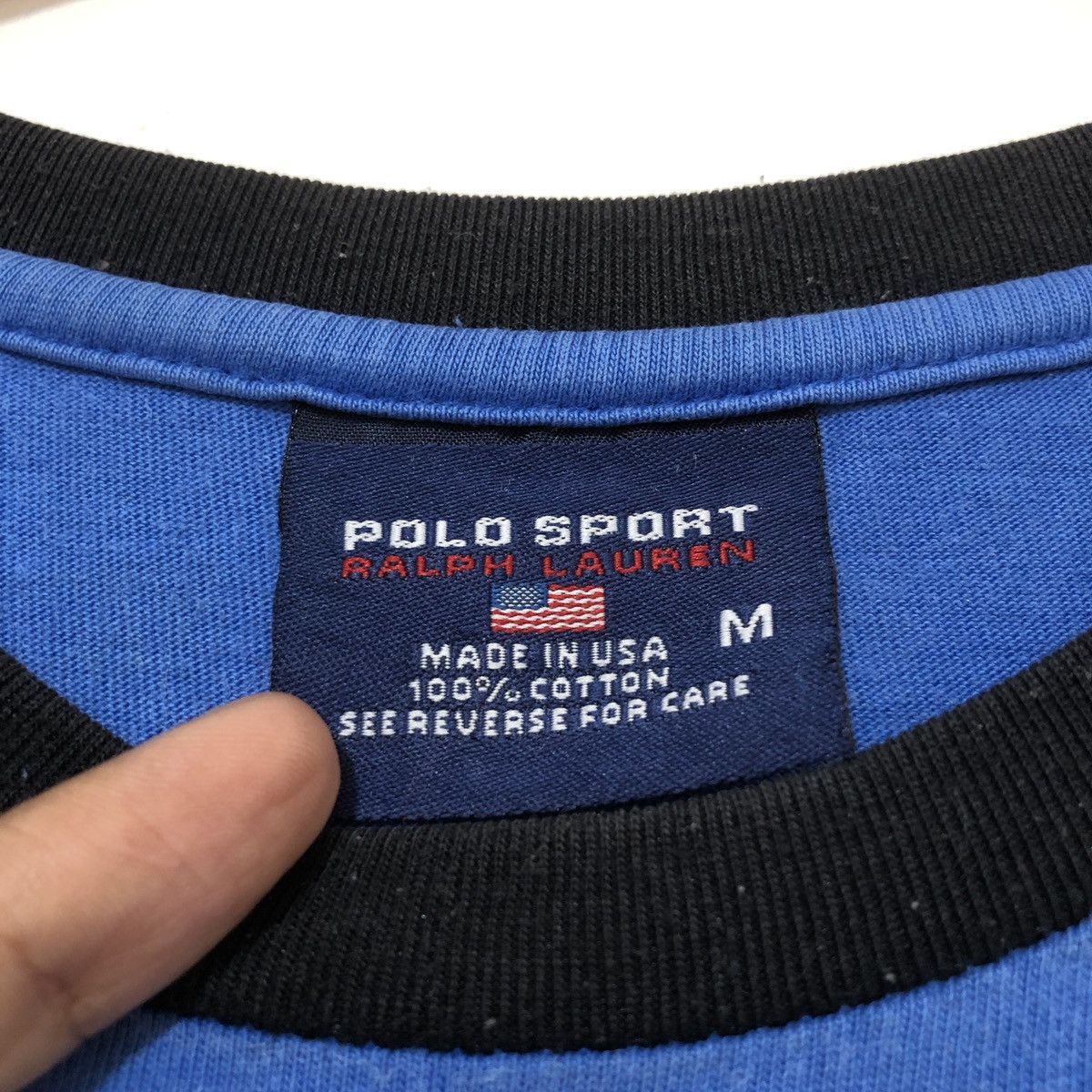 Polo Ralph Lauren × Vintage Vintage Ralph Lauren Polo Sport Ringer T-Shirt Size US M / EU 48-50 / 2 - 4 Thumbnail