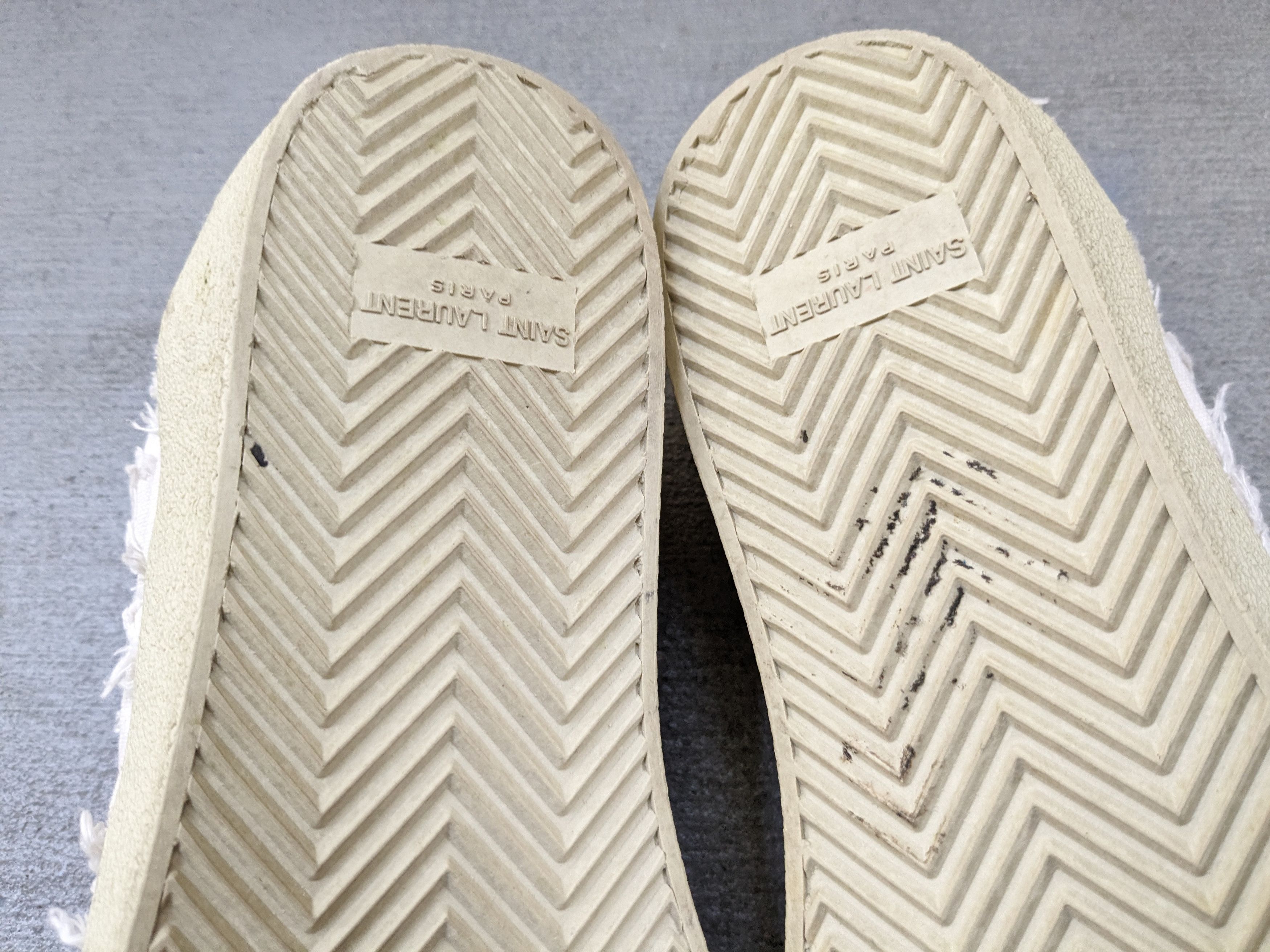 Saint Laurent Paris Saint Laurent SL06 7 40 White Canvas Stars SLP Low Tops Size US 7 / EU 40 - 20 Thumbnail