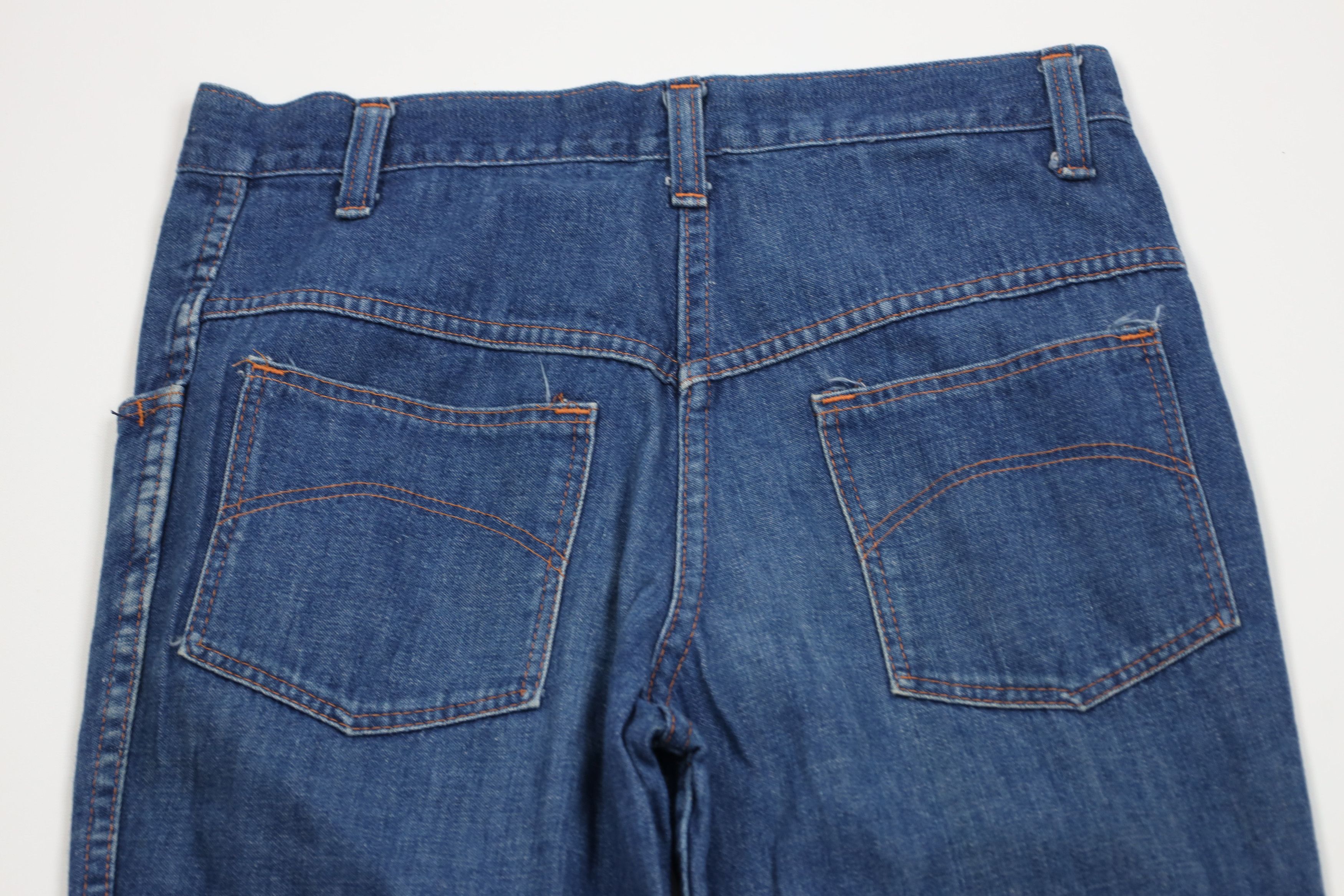 Vintage Vintage 70s Streetwear Straight Leg Denim Jeans Blue USA Size 28" / US 6 / IT 42 - 11 Thumbnail