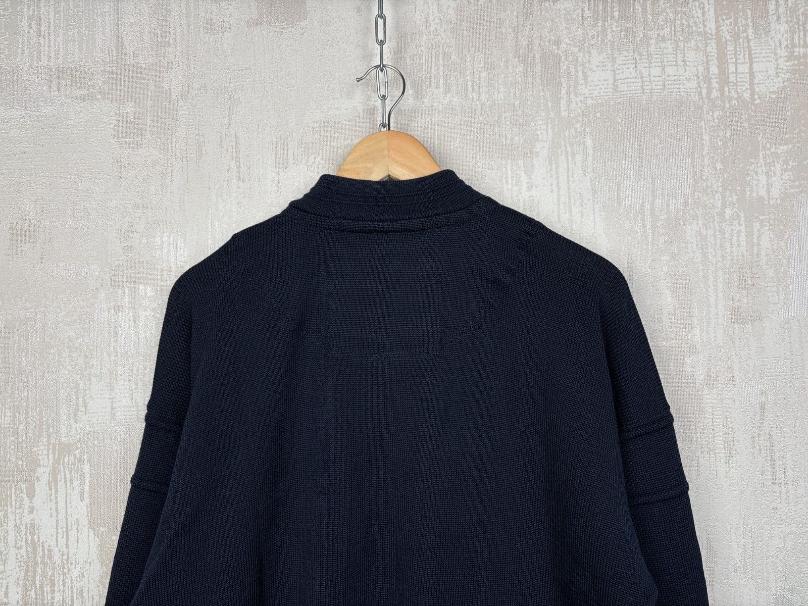 Other Vintage Yachting Clipper Wool Cardigan Sweater Navy Blue Size US L / EU 52-54 / 3 - 16 Thumbnail