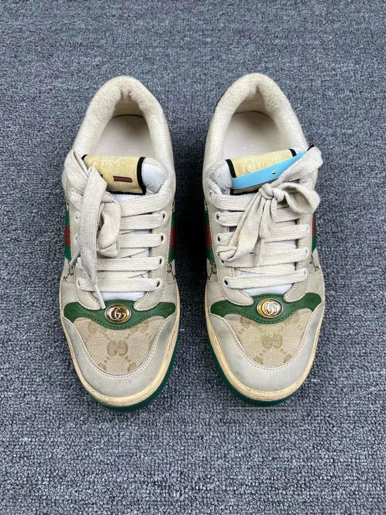 Gucci Gucci Distressed Low-Top Sneakers. Size US 7.5 / EU 40-41 - 3 Thumbnail