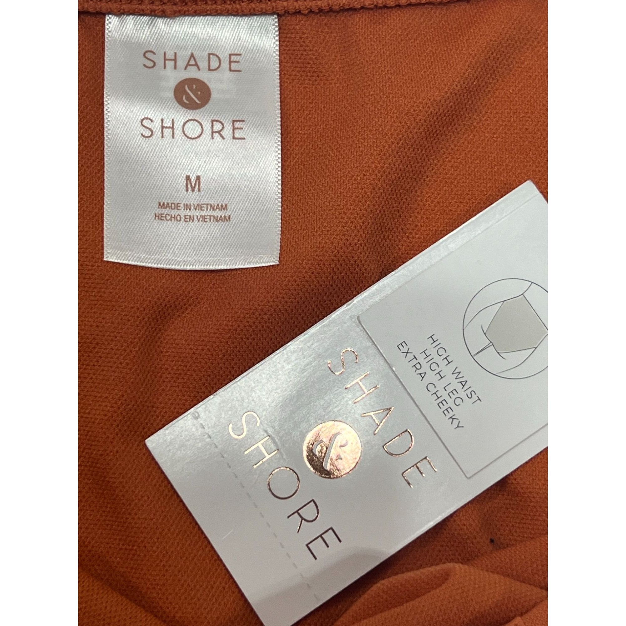 Other Shade & Shore-Women's High Waisted High Leg Bikini Bottom - Size ONE SIZE - 9 Thumbnail