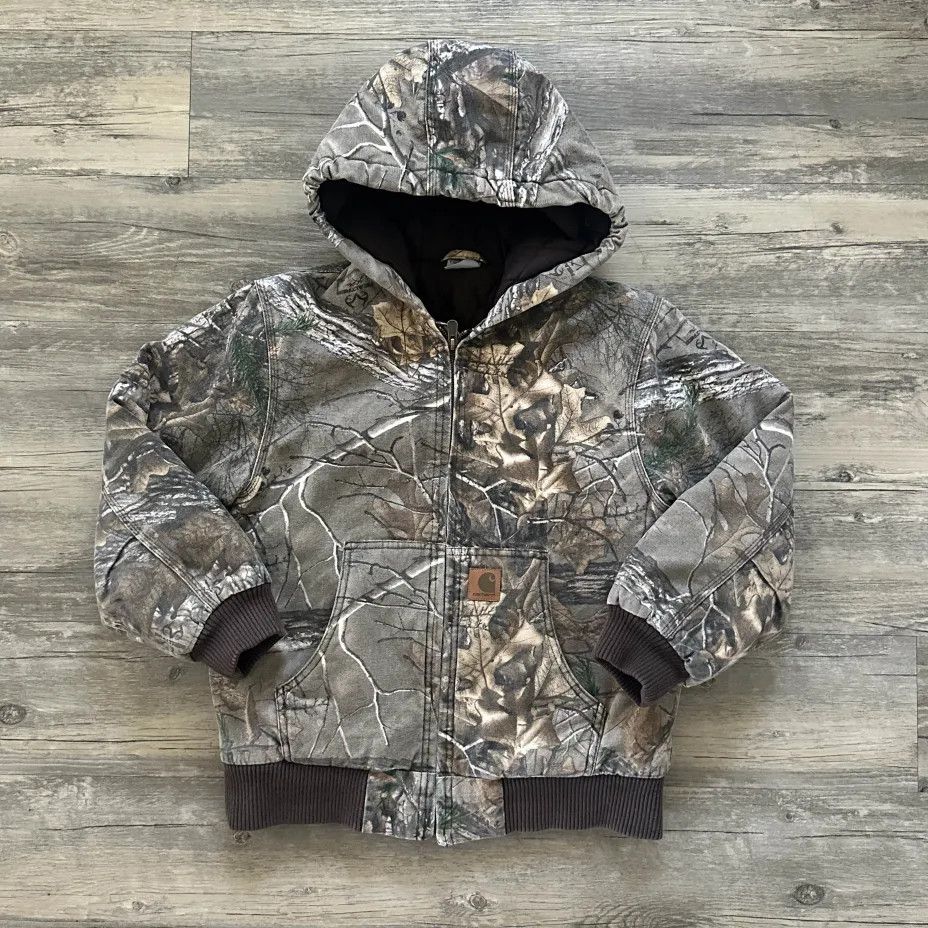 Carhartt Vintage Carhartt RealTree Camo Hooded Jacket Kids Size US M / EU 48-50 / 2 - 1 Thumbnail