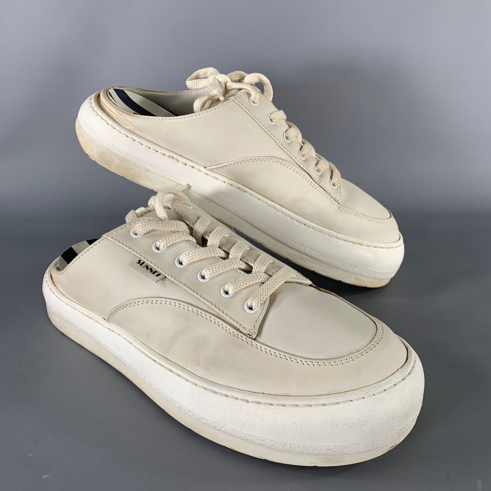 Sunnei SUNNEI Size 11 Cream White Slip On Sneakers Size US 11 / EU 44 - 1 Thumbnail