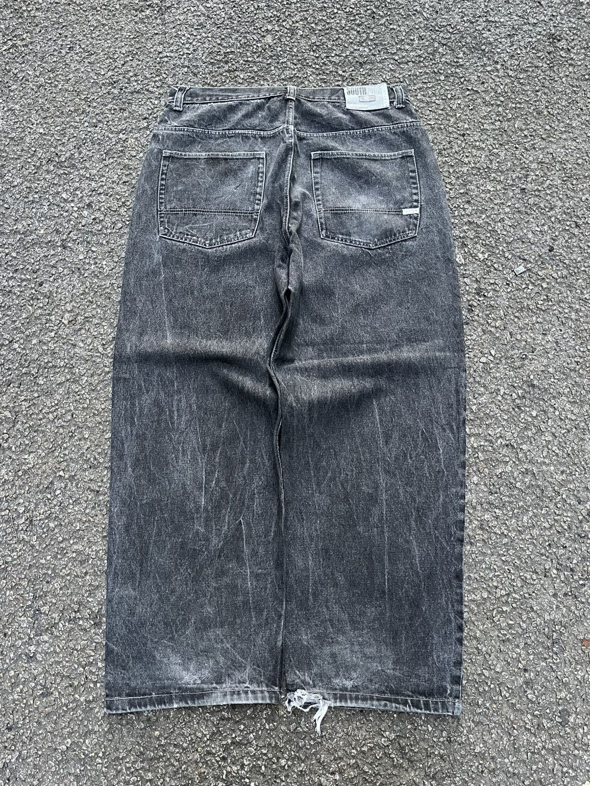 Southpole Baggy Jeans Vintage Y2K Southpole Faded Black Denim JNCO Size US 38 / EU 54 - 7 Thumbnail