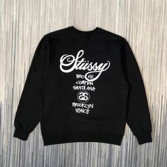 Stussy World Tour Hoodie | Grailed