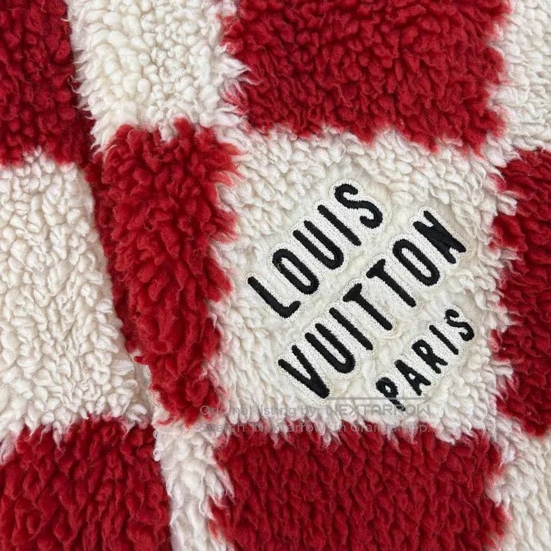 Louis Vuitton Louis Vuitton Nigo Signature Red Checkerboard Polar Fleece Size US L / EU 52-54 / 3 - 7 Thumbnail