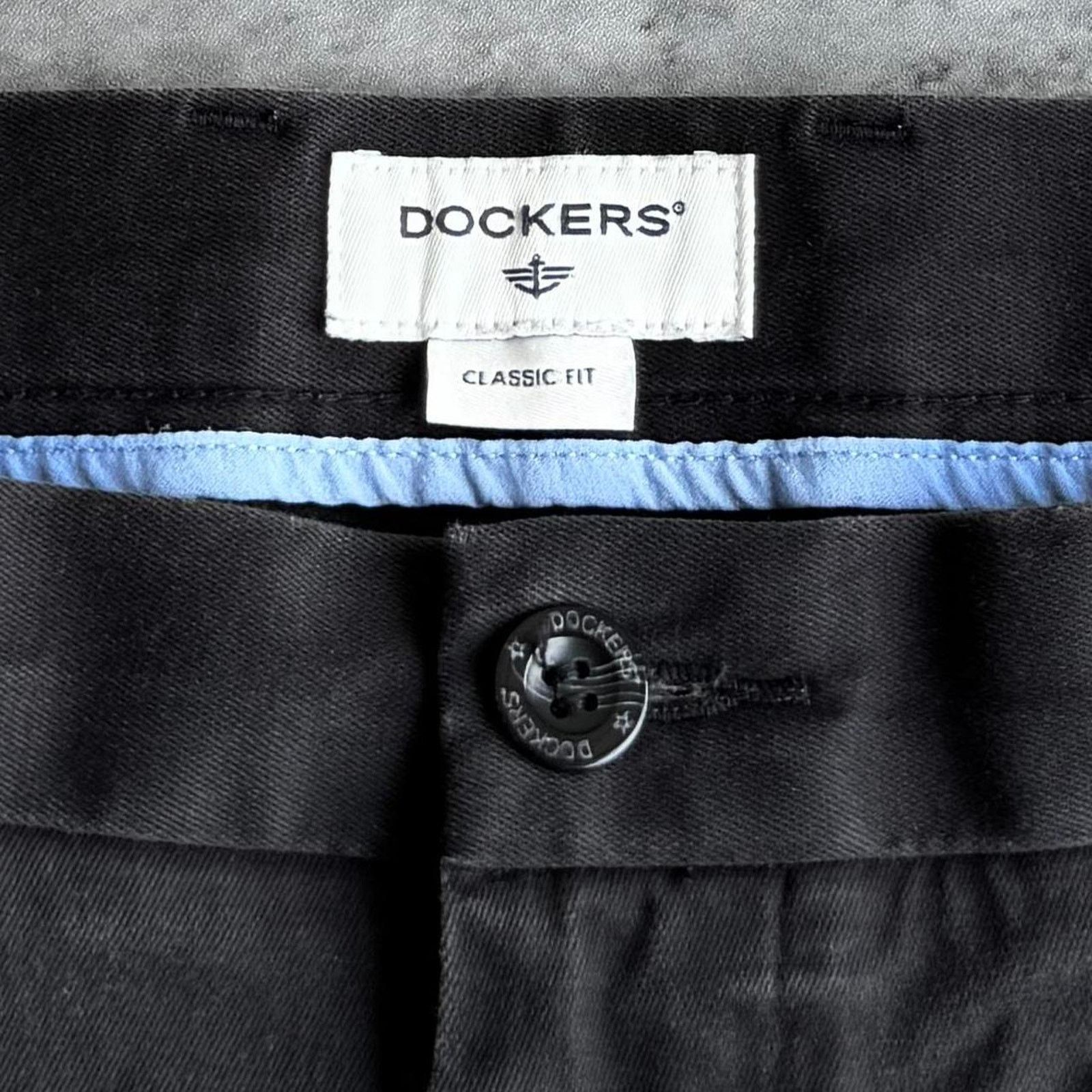 Dockers × Vintage Vintage Y2K Dockers Black Opium Essential Chino Dress Pants Size US 36 / EU 52 - 3 Thumbnail
