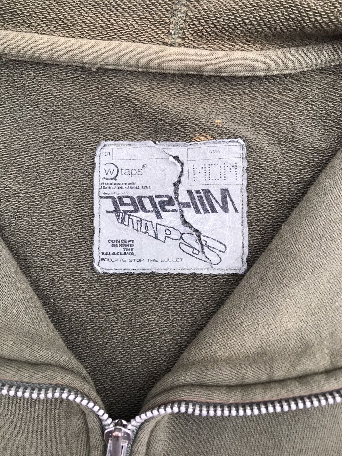 Japanese Brand × Vintage × Wtaps vintage Wtaps mdm mil spec OG hoodie Size US L / EU 52-54 / 3 - 8 Thumbnail