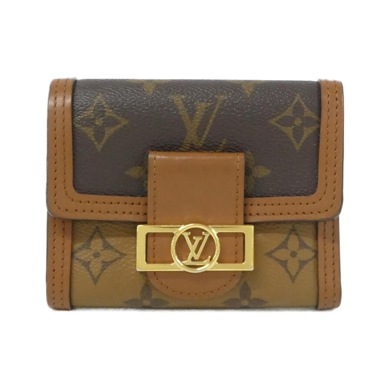 Louis Vuitton Louis Vuitton Louis Vuitton Portefeuille Dauphine Compact Monogram Wallet Textile Short Wallet M68725 DUTY FREE for USA Size ONE SIZE - 1 Thumbnail