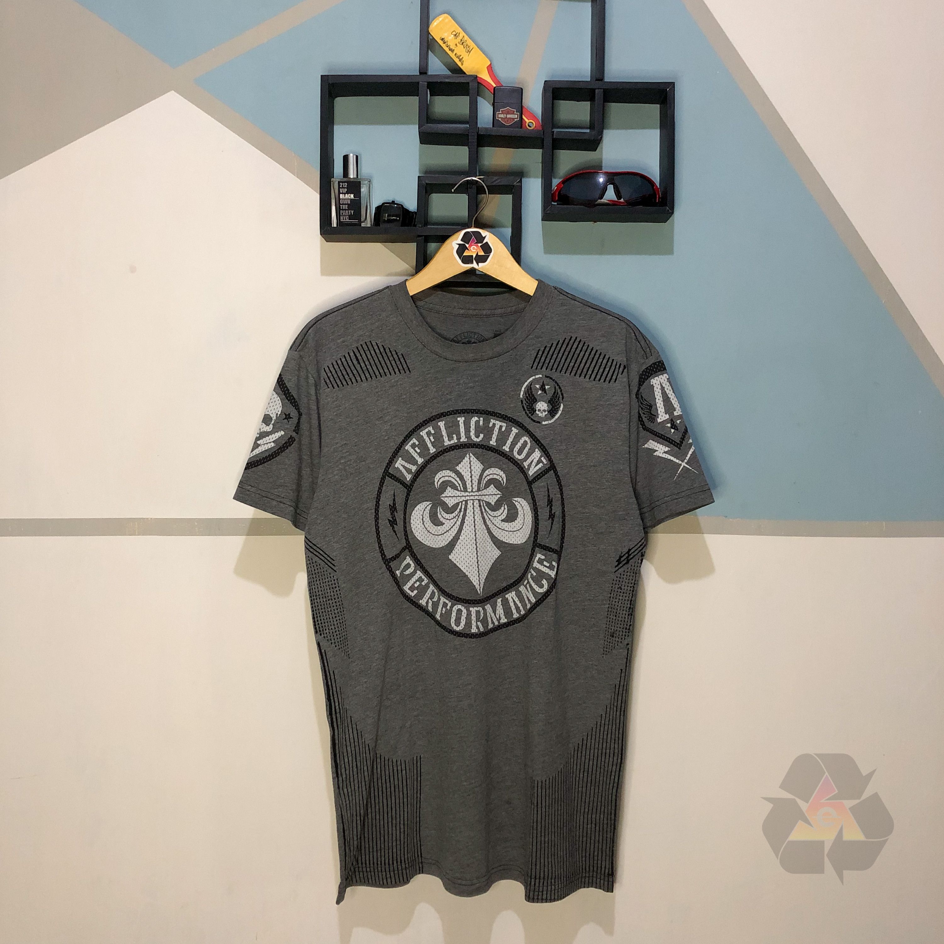 Affliction Affliction Strike Burn Hydrocore T-Shirt Size US L / EU 52-54 / 3 - 2 Thumbnail