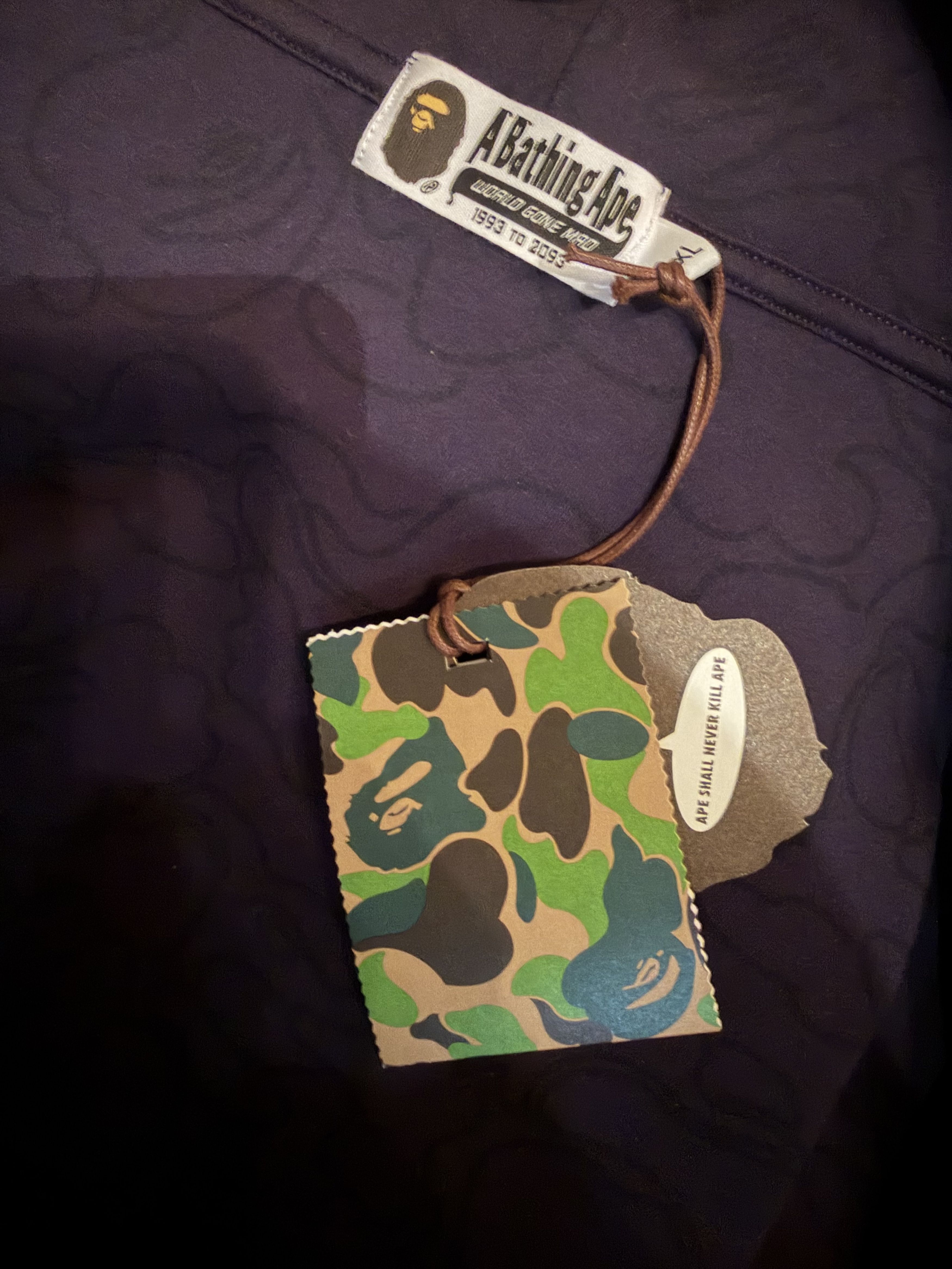 Bape CAMO RELAXED FIT SHARK FULL ZIP HOODIE MENS Size US XL / EU 56 / 4 - 9 Thumbnail