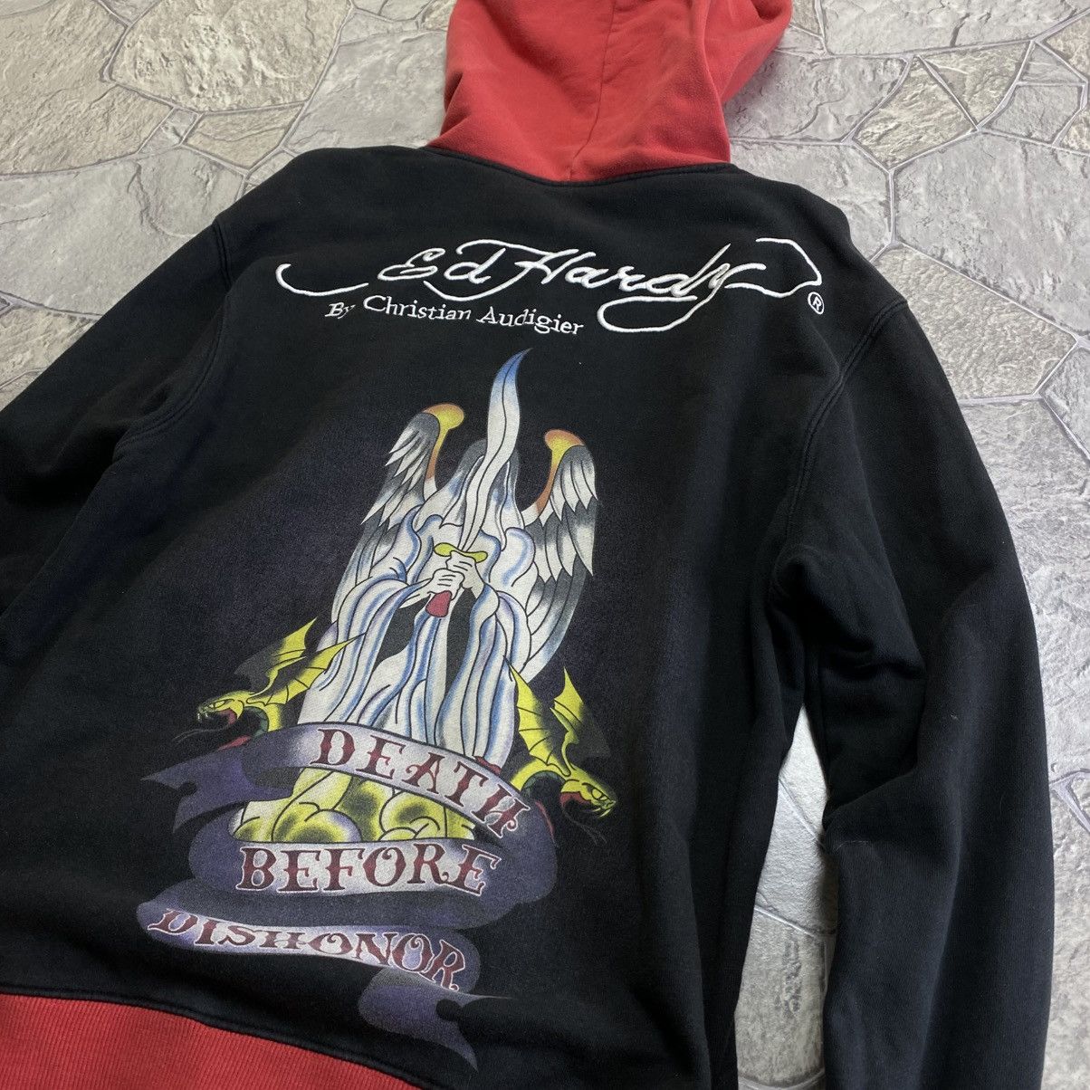 Ed Hardy Vintage Ed Hardy Hoodie Big Logo Size US M / EU 48-50 / 2 - 9 Thumbnail