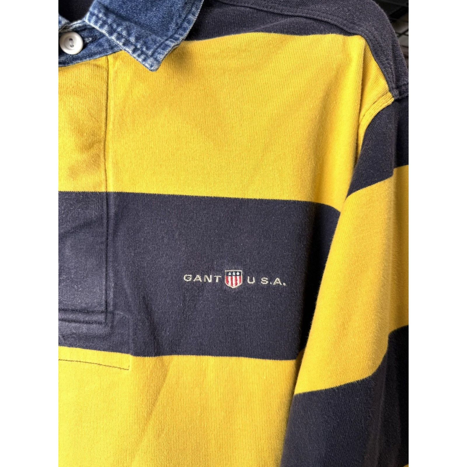 Polo Ralph Lauren 90’s Vintage Gant Rugby Longsleeve Kanye West Ralph Lauren Size US M / EU 48-50 / 2 - 3 Thumbnail