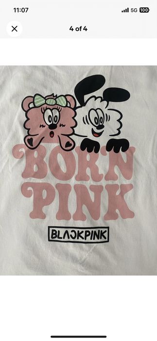 ネット通販で購入 VERDY × BLACKPINK BORN PINK Tシャツ Sサイズ 