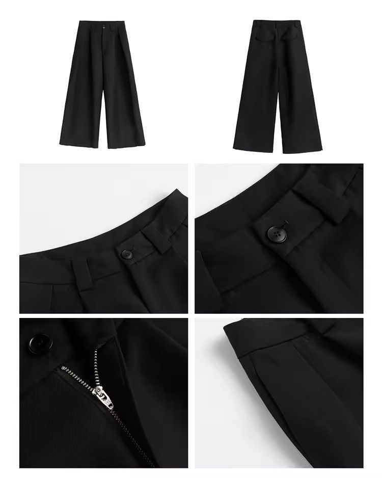 Japanese Brand Cleanfit retro fashion pleated baggy pants Size US 31 - 9 Thumbnail