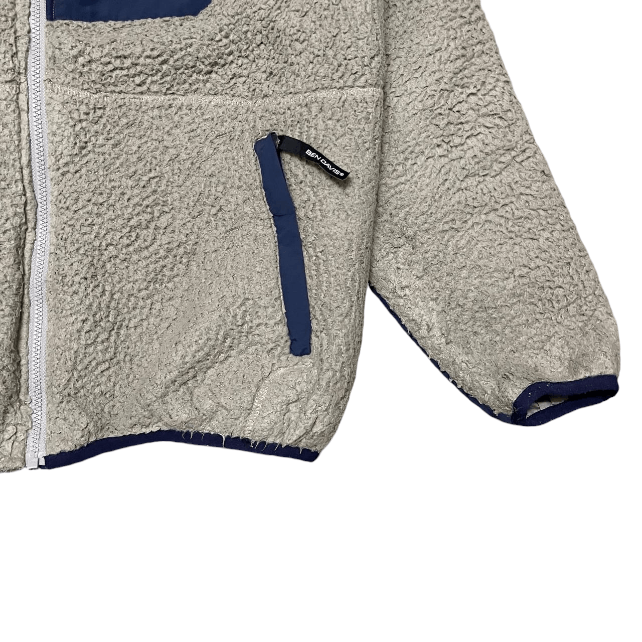 Ben Davis Vintage Ben Davis Fleece Zipper Jacket Size US XL / EU 56 / 4 - 4 Thumbnail