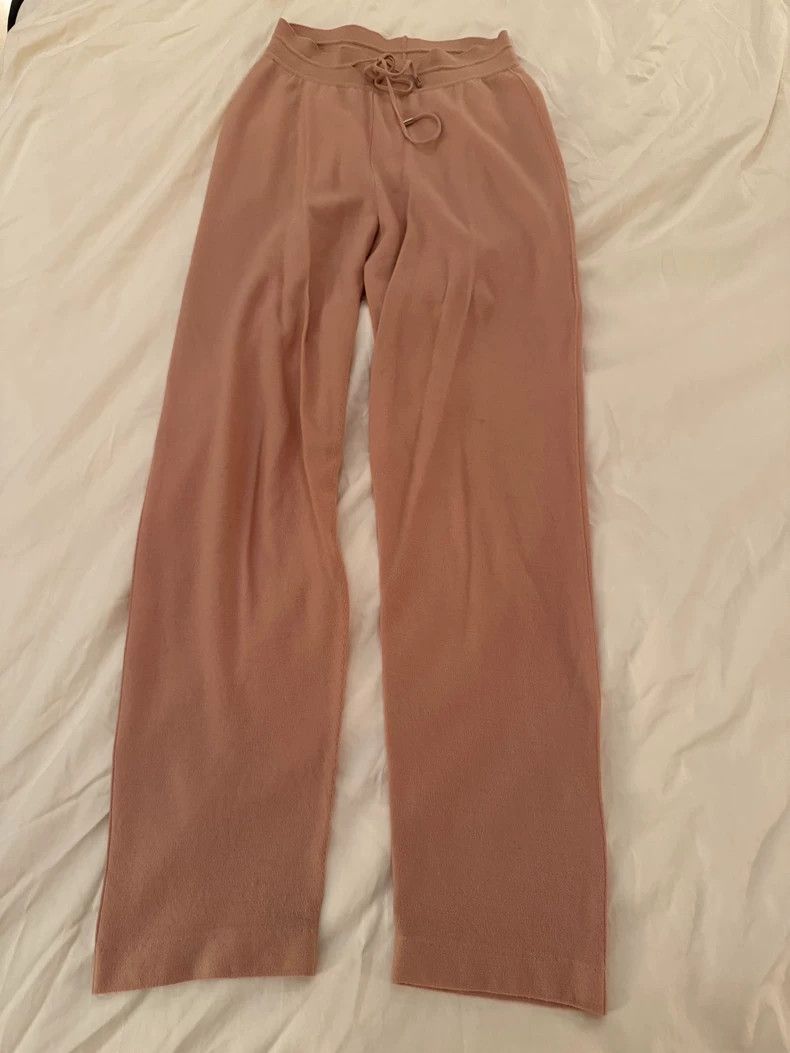 Loro Piana LORO PIANA Pink wool trousers Size 25" / US 0 / IT 36 - 1 Thumbnail