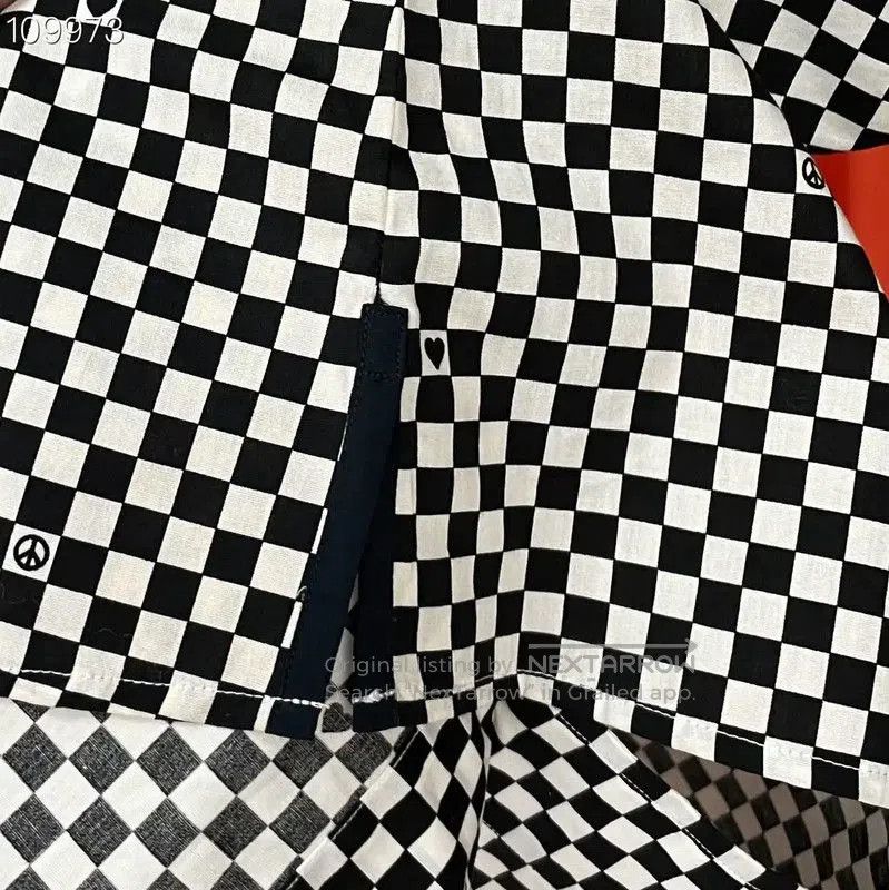 Moschino Moschino Checkered Pattern Cotton Shirt for Men . Size US L / EU 52-54 / 3 - 4 Thumbnail