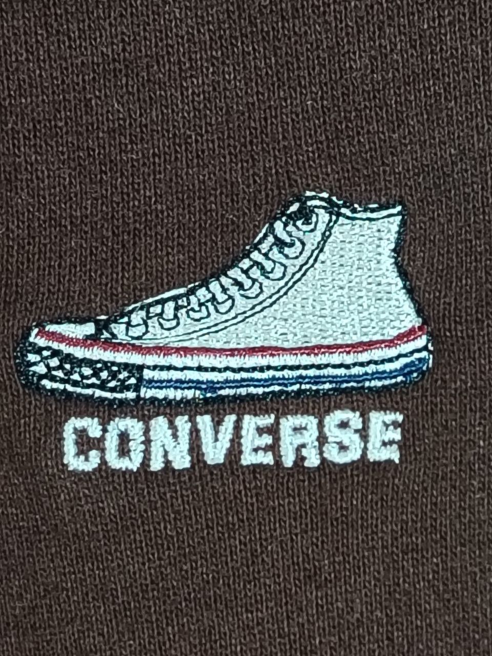 Converse JAPAN EXCLUSIVE Converse | Rib Line Sweatshirt - Brown Size US L / EU 52-54 / 3 - 4 Thumbnail