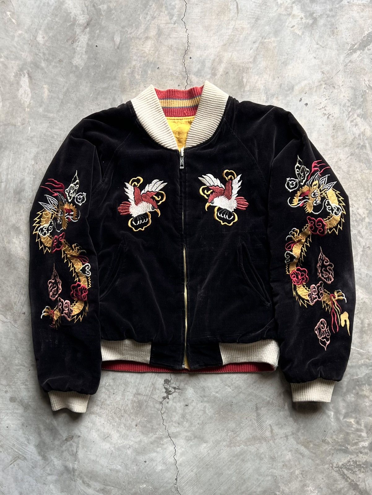 Vintage Rare Vintage 80s Sukajan Souvenir Jacket Size US XS / EU 42 / 0 - 1 Thumbnail