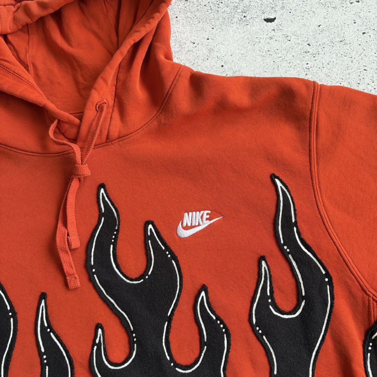 Nike Reworked Nike Flame Custom Hoodie Size US M / EU 48-50 / 2 - 4 Thumbnail