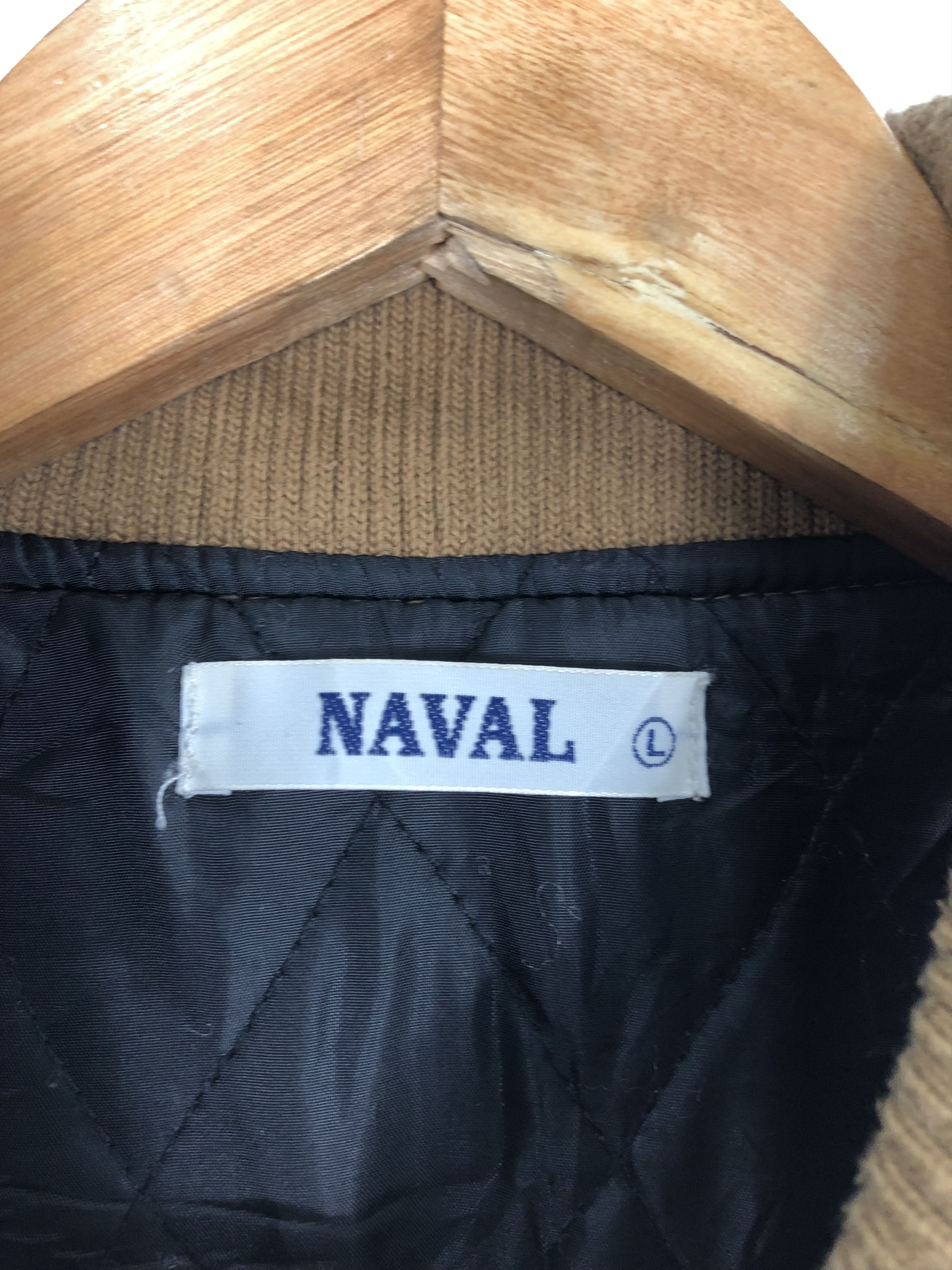 Naval Clothing Factory Naval Clothing Factory Varsity Jacket Leather Sleeve V0186 Size US L / EU 52-54 / 3 - 5 Thumbnail