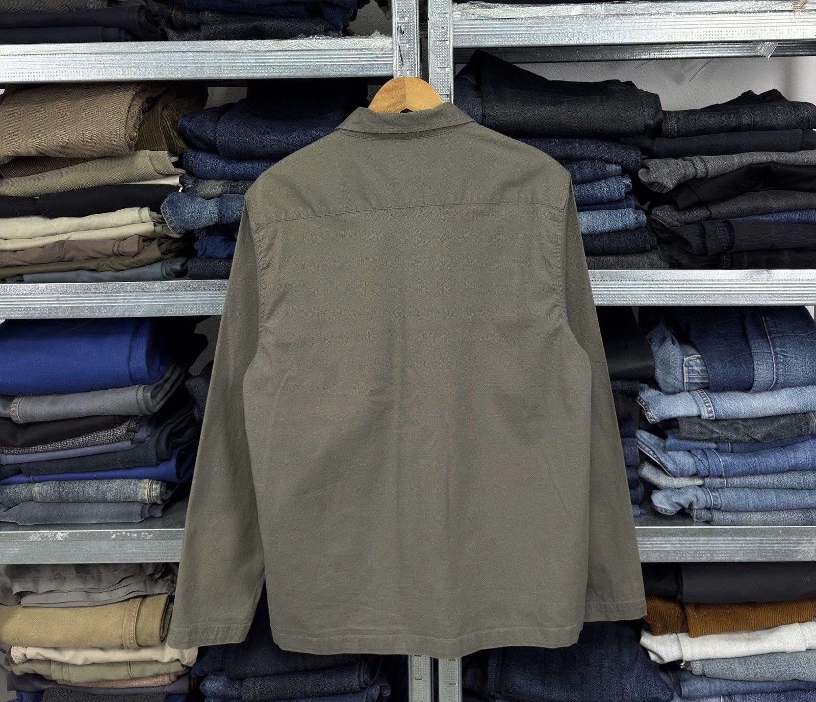 Folk Folk Military Pockets Khaki Ripstop Overshirt Size 4 Size US L / EU 52-54 / 3 - 4 Thumbnail
