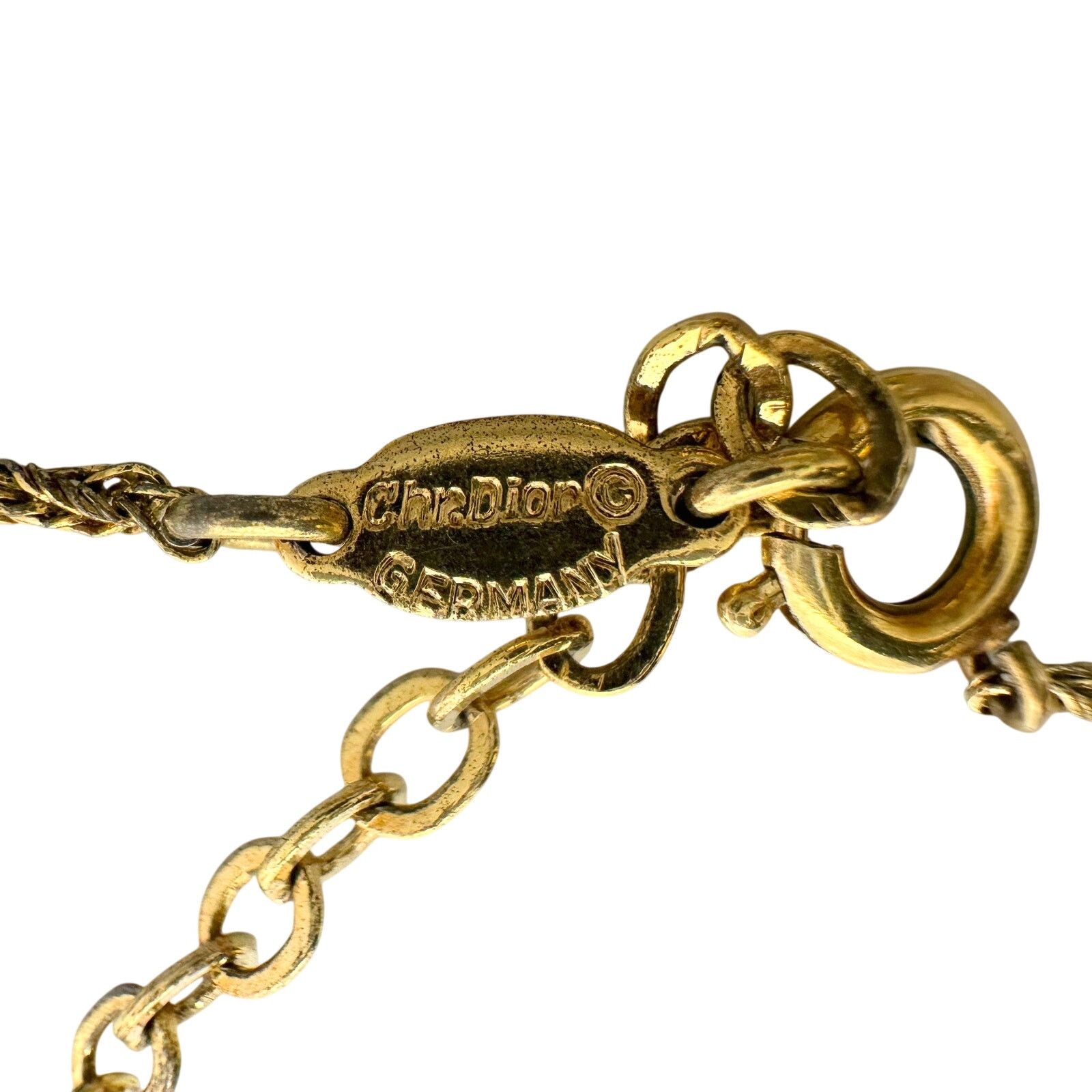 Dior Christian Dior Germany Vintage Gold-Plated Leaf Necklace Size ONE SIZE - 3 Thumbnail
