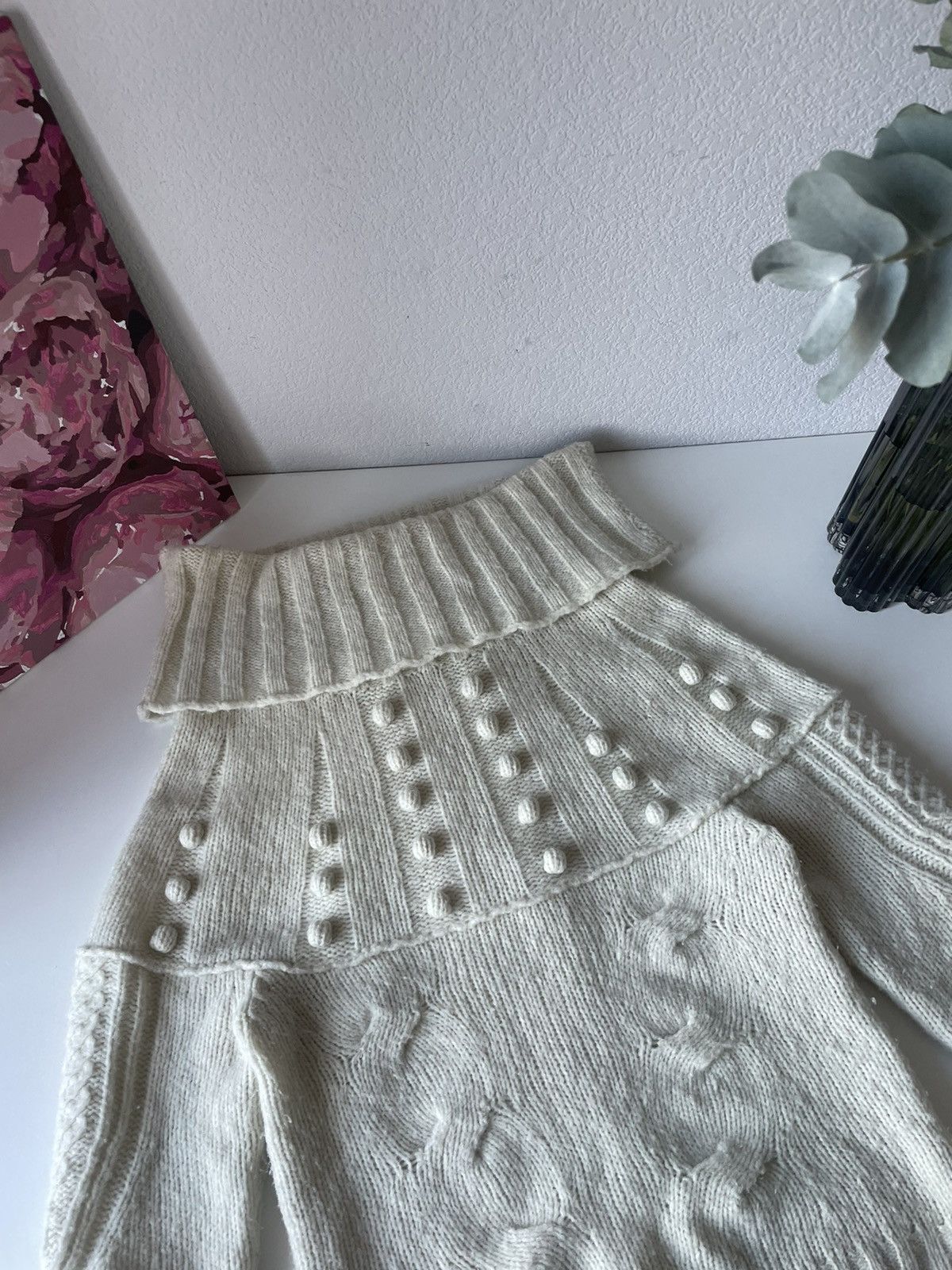 Marithe + Francois Girbaud × Vintage *RARE* Marithe + Francois Girbaud Wool Cardigan Sweater 90’s Size M / US 6-8 / IT 42-44 - 6 Thumbnail