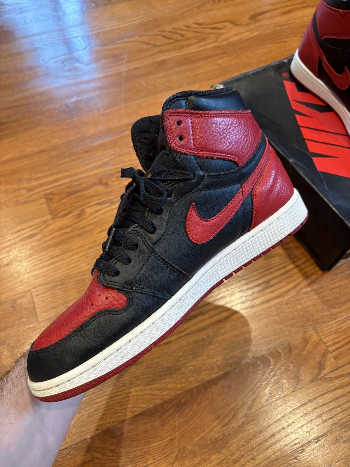 Nike Jordan 1 Banned/Bred 2016 Size US 12 / EU 45 - 6 Thumbnail