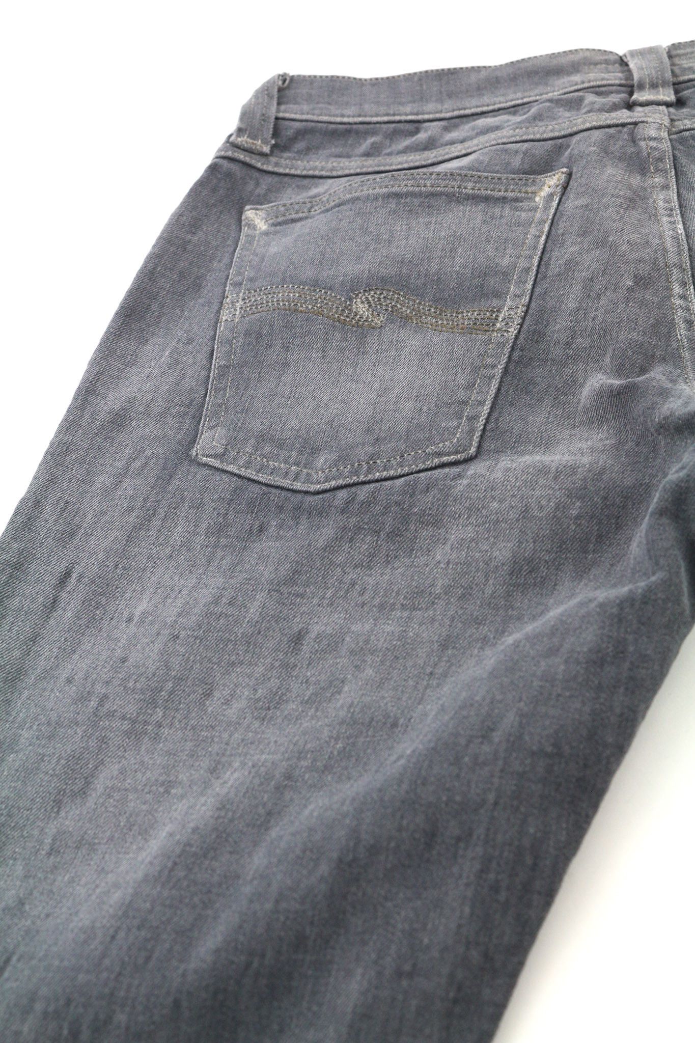 Nudie Jeans TIGHT LONG JOHN W31/L34 Organic Charcoal Leg Zip 80713 Size US 31 - 9 Thumbnail