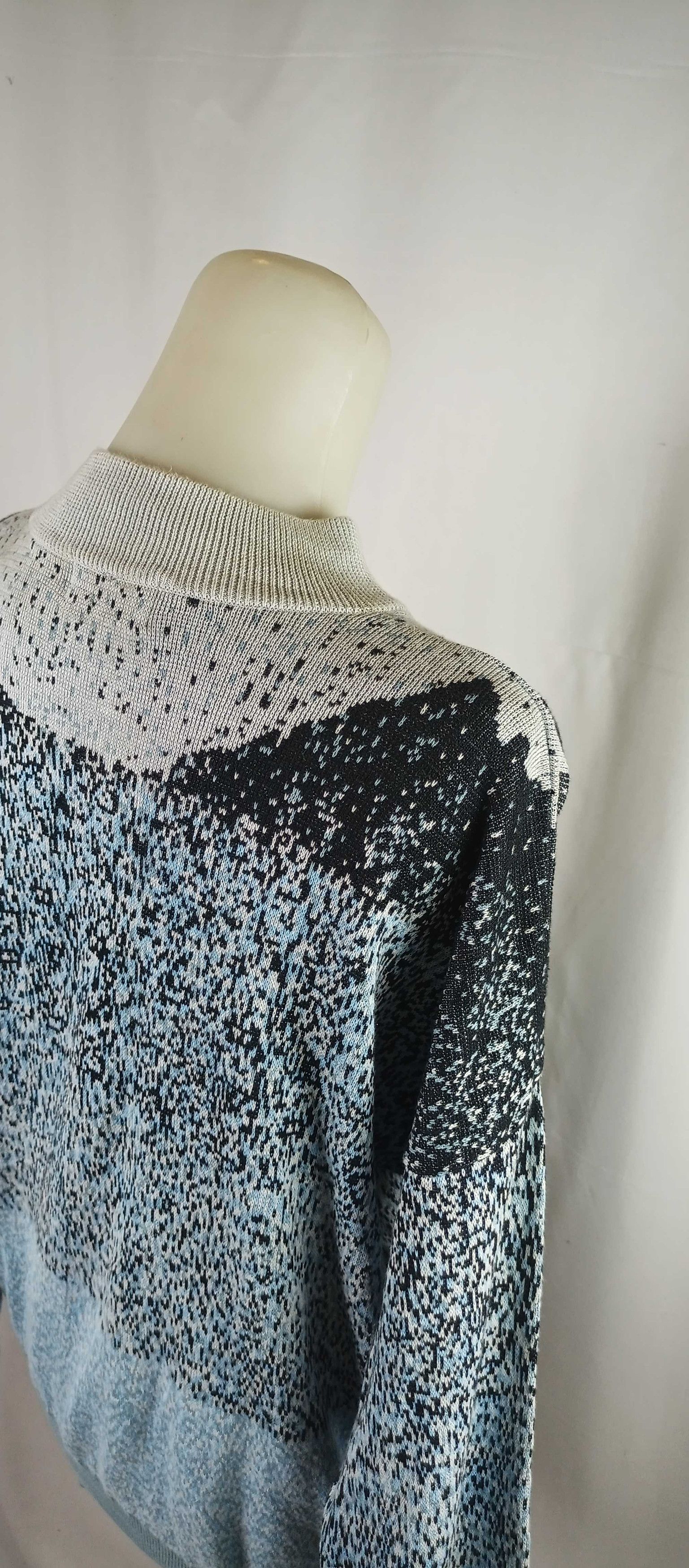 Designer × Kenzo KENZO PARIS Mix Color UNISEX Knit Sweater Jumper Neck Size L / US 10 / IT 46 - 14 Thumbnail