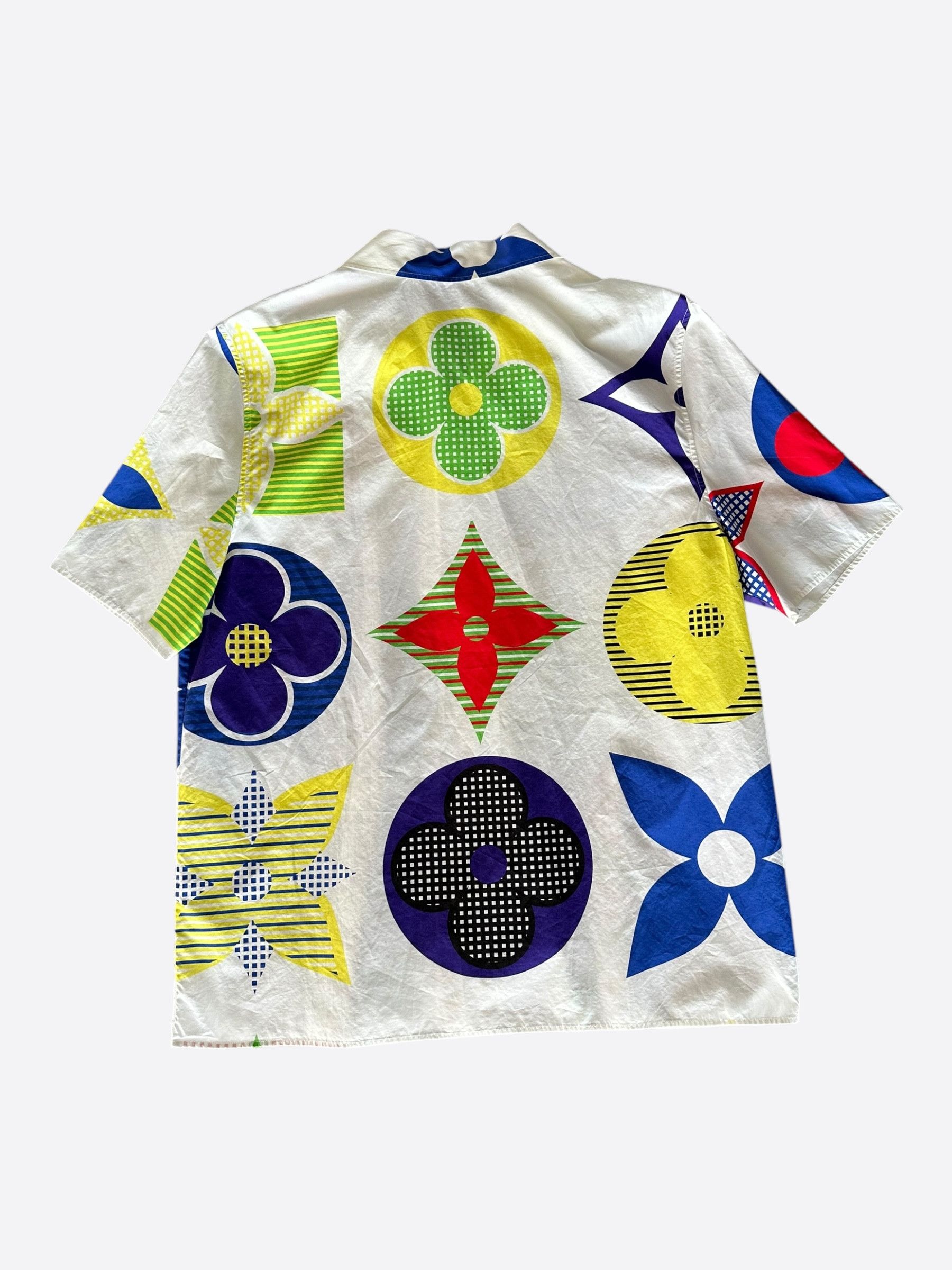 Louis Vuitton Louis Vuitton Multicolor Monogram Button Up Shirt Size US L / EU 52-54 / 3 - 2 Thumbnail