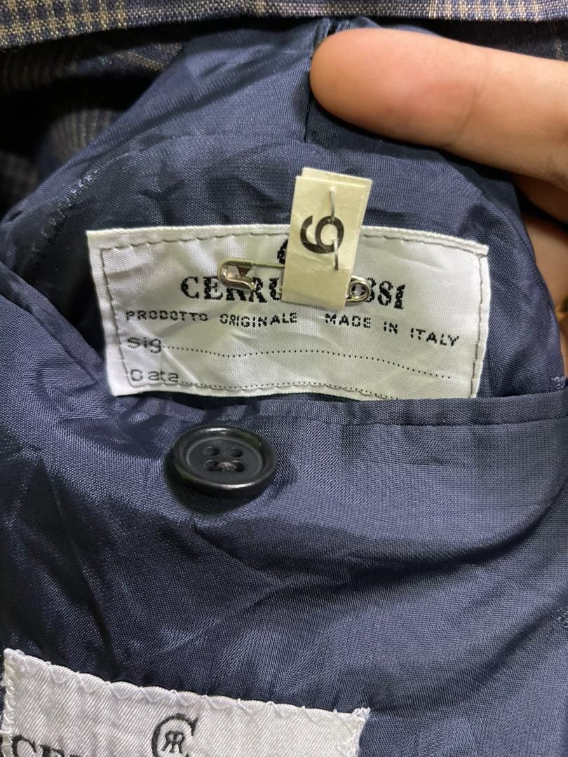 Cerruti 1881 Vintage CERRUTI 1801 Pure Linen Plaid Blazer Made in Italy Size US L / EU 52-54 / 3 - 5 Thumbnail