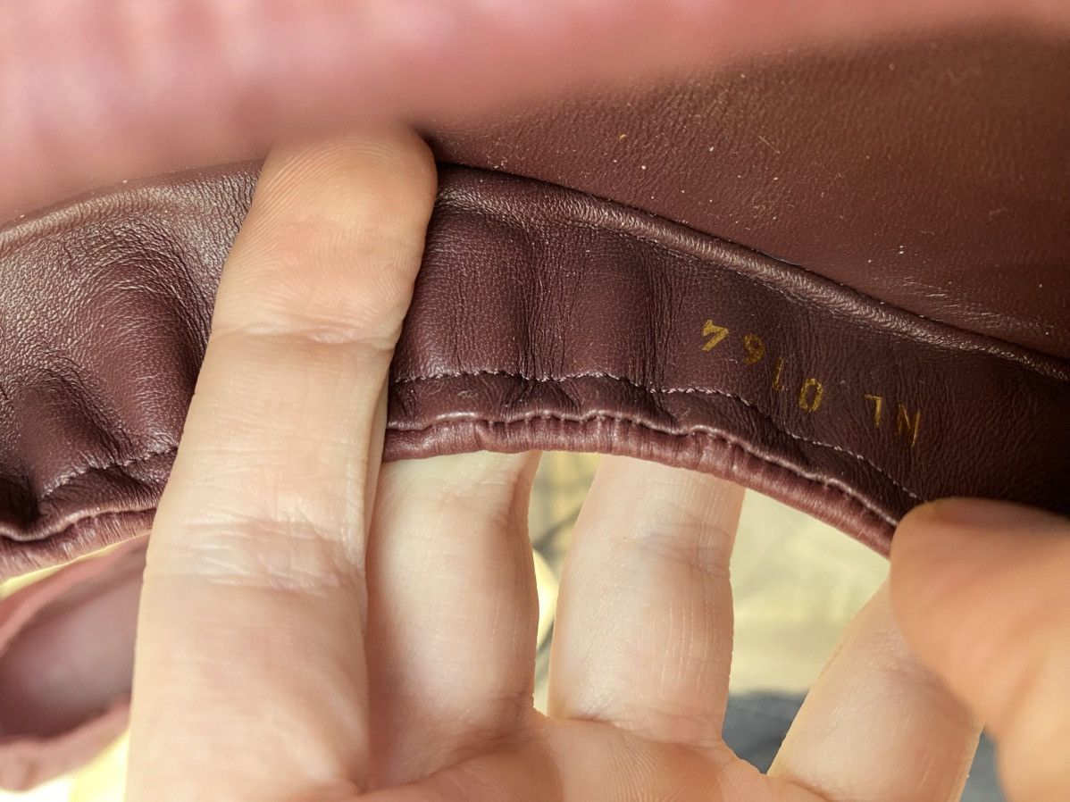 Louis Vuitton Vintage Louis Vuitton Maroon Leather Reptile Ballet Flats Size US 9 / IT 39 - 10 Thumbnail