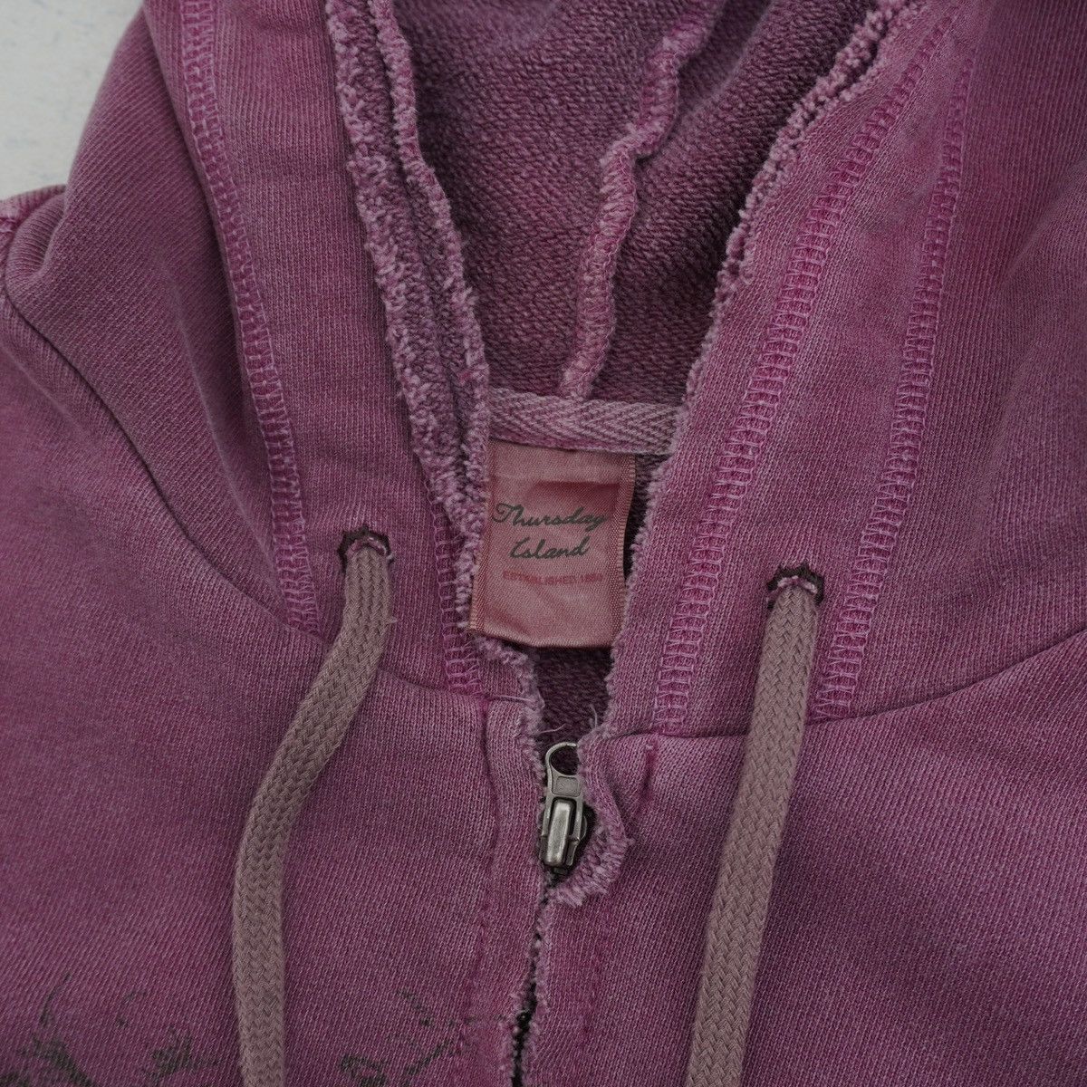 Japanese Brand 90s Japanese Distressed Hoodie Bead Drawstring lgb style Size US M / EU 48-50 / 2 - 9 Thumbnail