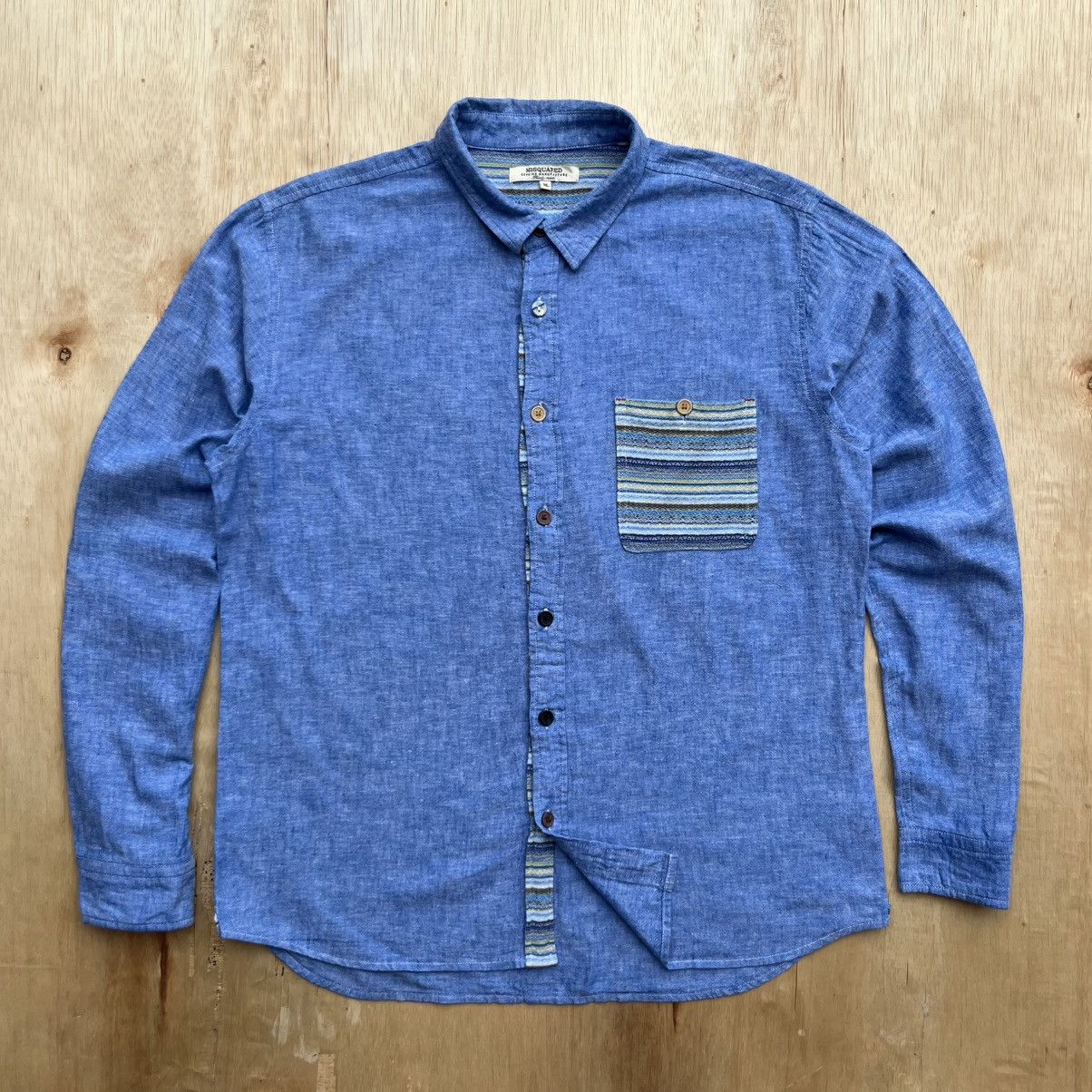 Dsquared2 M2SQUARED VINTAGE LOMG SLEEVE SHIRT LIKE COMME DES GARCONS Size US S / EU 44-46 / 1 - 1 Thumbnail
