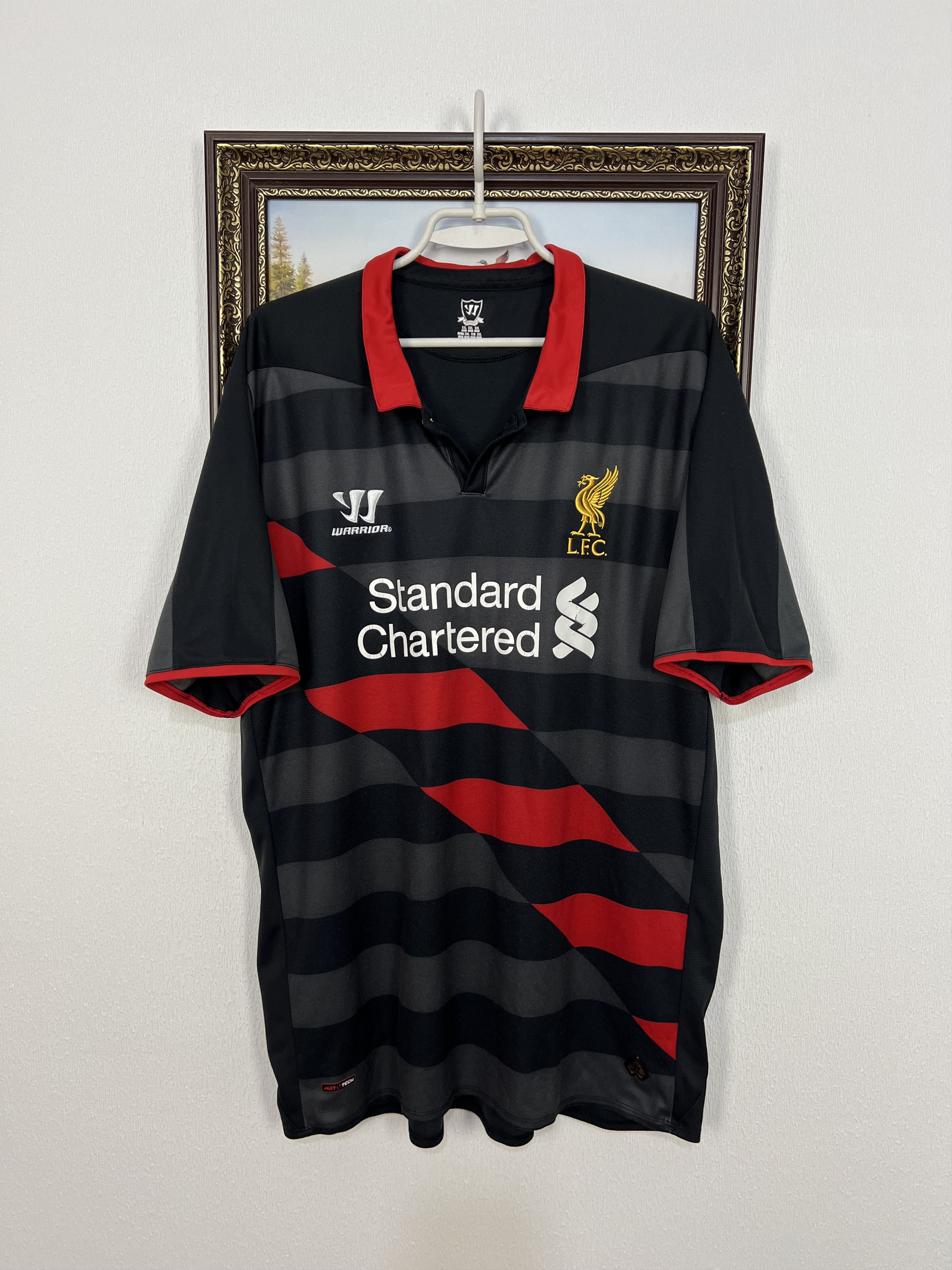 Warrior Liverpool Third football shirt 2014 Soccer Jersey Mens Size US XXL / EU 58 / 5 - 1 Thumbnail